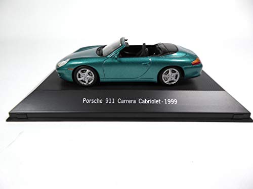 Atlas Auto 1/43 kompatibel mit Porsche 911 Carrera 2 Cabriolet (996) 1999 grün - Ref: 4017 von OPO 10