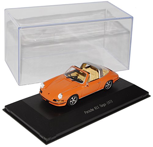 Atlas Porsche 911 Urmodell S 2.4 Targa Orange 1963-1973 1/43 Modell Auto von Atlas