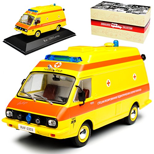 Atlas RAF 2203 Latvija Krankenwagen Gelb 1/43 Modell Auto Atlas RAF 2203 Latvija Krankenwagen Gelb 1/43 Modell Auto von Atlas