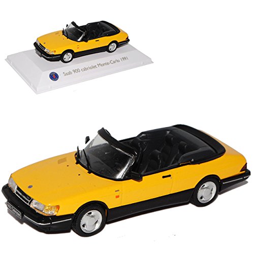 Atlas Saab 900 Cabriolet Monte-Carlo Gelb 1. Generation 1978-1994 1/43 Modell Auto Atlas Saab 900 Cabriolet Monte-Carlo Gelb 1. Generation 1978-1994 1/43 Modell Auto von Atlas