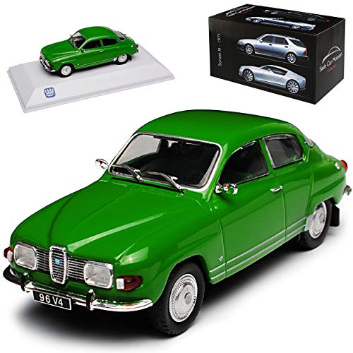 Atlas Saab 96 V4 Limousine Grün 1960-1980 1/43 Modell Auto von Atlas