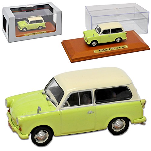 Atlas Trabant P50 500 Universal Kombi Grün Beige 1957-1962 DDR 1/43 Modell Auto von Atlas