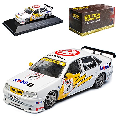 Atlas Vauxhall Cavalier MKIII Baugleich Opel Vectra A BTCC Champion 1988-1995 mit Sockel 1/43 Modell Auto von Atlas