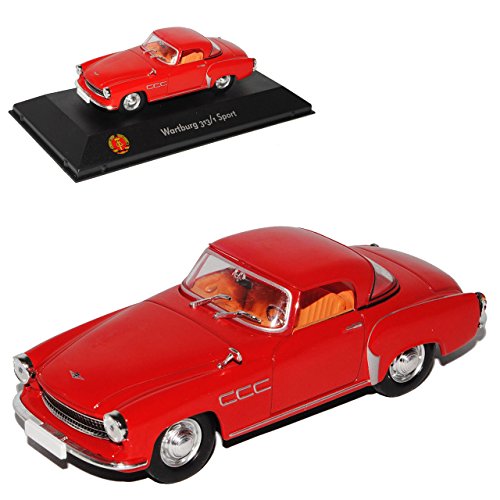 Atlas Wartburg 313/1 Sport Coupe Rot 1957-1960 1/43 Modell Auto mit individiuellem Wunschkennzeichen Atlas Wartburg 313/1 Sport Coupe Rot 1957-1960 1/43 Modell Auto mit individiuellem Wunschkennzeichen von atlas editions