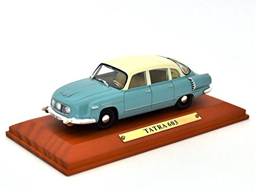 TATRA 603 Fertigmodell in Displayvitrine im Maßstab 1:43 von Atlas