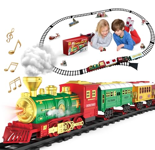 Weihnachtsbaum Zug Set, Spielzeugeisenbahn-Set für Kinder, Elektrischer Weihnachtszug Mit Großen Gleisen für Kinder im Alter Von 4-8, Tren Para Arbol De Navidad Weihnachtsbaum Zug Set, Spielzeugeisenbahn-Set für Kinder, Elektrischer Weihnachtszug Mit Großen Gleisen für Kinder im Alter Von 4-8, Tren Para Arbol De Navidad von Atlasonix