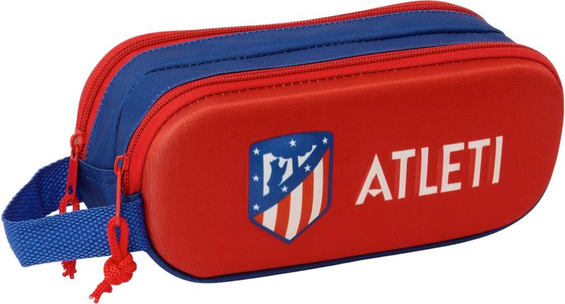 AtleticoMadrid 3D Doppel-Federmäppchen Atleti, Rot von Atlético Madrid