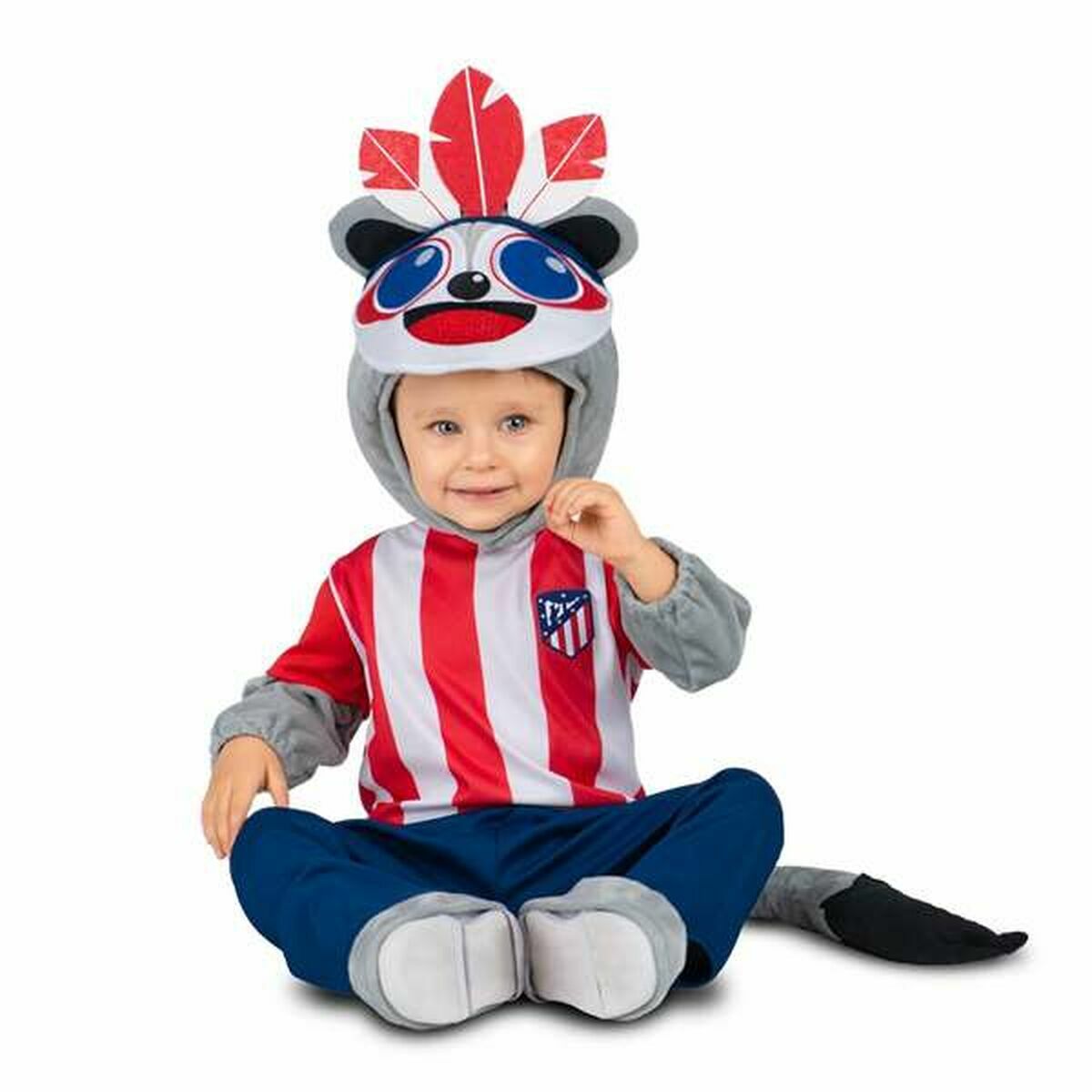 Verkleidung für Babys Atlético Madrid Rot Indianer 5 Stücke Verkleidung für Babys Atlético Madrid Rot Indianer 5 Stücke von Atlético Madrid