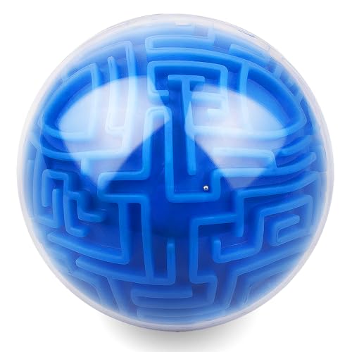 AMAZE Sequentieller 3D-Gedächtnis-Ball, Puzzle-Spielzeug, Geschenke für Kinder und Erwachsene, Herausforderungen, Spielliebhaber, winzige Bälle, Gehirn-Teaser-Spiel (blau) von AtomDream Tech