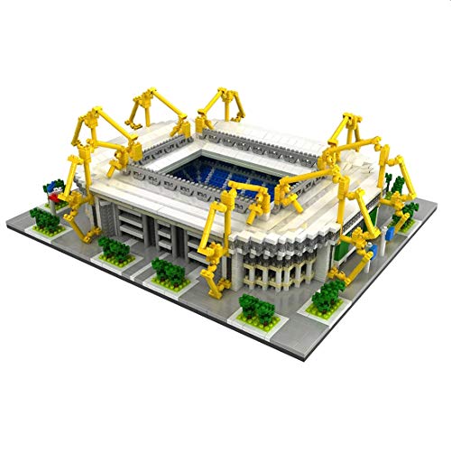 Atomic Building Signal Iduna Park Stadion des BV Borussia Dortmund. Modell zum Zusammenbau mit Nanoblöcken. Mehr als 3800 Stück von Atomic Building