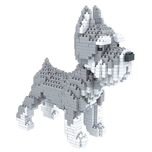 Atomic Building Schnauzer-Hund - Figur zum Zusammenbauen mit Nanoblocks - 880 Teile Atomic Building Schnauzer-Hund - Figur zum Zusammenbauen mit Nanoblocks - 880 Teile von Atomic Building