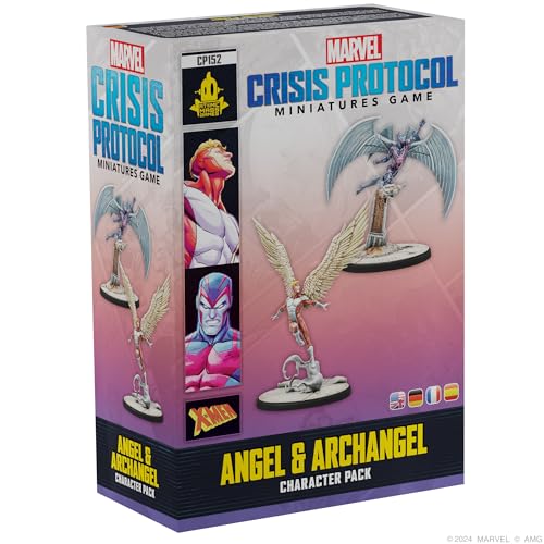 ATOMIC MASS GAMES, Marvel: Crisis Protocol – Angel & Archangel, Charakter-Erweiterung, Tabletop, 2 Spieler, ab 14+ Jahren, 90-120 Minuten, Deutsch, Mehrsprachig ATOMIC MASS GAMES, Marvel: Crisis Protocol – Angel & Archangel, Charakter-Erweiterung, Tabletop, 2 Spieler, ab 14+ Jahren, 90-120 Minuten, Deutsch, Mehrsprachig von Atomic Mass Games