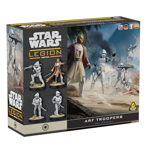 ATOMIC MASS GAMES, Star Wars: Legion – ARF Troopers (ARF-Truppen), Erweiterung, Tabletop, 2 Spieler, ab 14 Jahren, 120-180 Minuten, Deutsch, Mehrsprachig von Atomic Mass Games