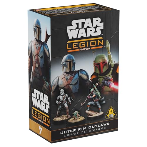 ATOMIC MASS GAMES, Star Wars: Legion – Outer Rim Outlaws (Gesetzlose aus dem Outer Rim), Erweiterung, Tabletop, 2 Spieler, ab 14+ Jahren, 120-180 Minuten, Deutsch, Mehrsprachig von Asmodee
