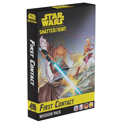 ATOMIC MASS GAMES, Star Wars: Shatterpoint – First Contact (Erstkontakt), Mission-Erweiterung, Tabletop, 2 Spieler, ab 14+ Jahren, 90-120 Minuten, Deutsch, Mehrsprachig von Atomic Mass Games