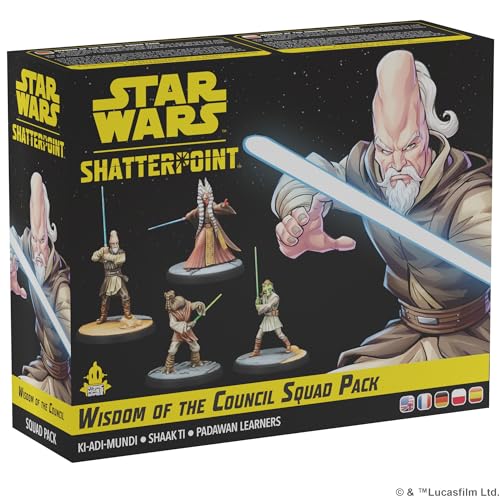 Star Wars Shatterpoint Wisdom of The Council Squad Pack - Tabletop Miniatures Game, Strategy Game for Kids and Adults, Ages 14+, 2 Players, 90 Min Playtime, Made by Atomic Mass Gamesl von Atomic Mass Games