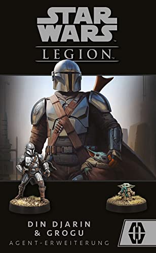 Atomic Mass Games, Star Wars: Legion – Din Djarin & Grogu, Agent-Erweiterung, Tabletop, 2 Spieler, Ab 14+ Jahren, 120-180 Minuten, Deutsch von Atomic Mass Games