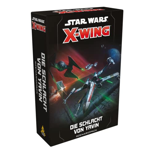 Atomic Mass Games, Star Wars: X-Wing 2. Edition – Die Schlacht von Yavin, Szenario-Erweiterung, Tabletop, 2 Spieler, Ab 14+ Jahren, 30-45 Minuten, Deutsch von Atomic Mass Games