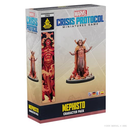 Atomic Mass Games, Marvel Crisis Protocol - Mephisto, Charakter-Erweiterung, Tabletop, 2 Spieler, ab 14+ Jahren, 90-120 Minuten, Deutsch, Mehrsprachig Atomic Mass Games, Marvel Crisis Protocol - Mephisto, Charakter-Erweiterung, Tabletop, 2 Spieler, ab 14+ Jahren, 90-120 Minuten, Deutsch, Mehrsprachig von Atomic Mass Games