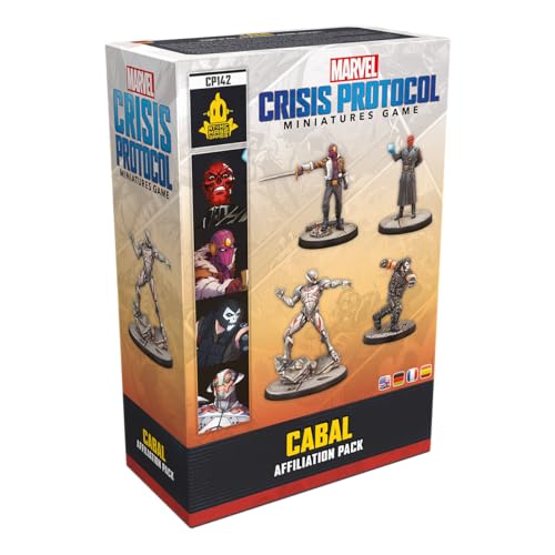 Atomic Mass Games, Marvel: Crisis Protocol – Cabal, Affiliation-Erweiterung, Tabletop, 2 Spieler, Ab 14+ Jahren, 90-120 Minuten, Deutsch, Mehrsprachig Atomic Mass Games, Marvel: Crisis Protocol – Cabal, Affiliation-Erweiterung, Tabletop, 2 Spieler, Ab 14+ Jahren, 90-120 Minuten, Deutsch, Mehrsprachig von Atomic Mass Games