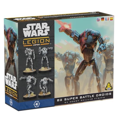 Atomic Mass Games, Star Wars Legion - B2 Super Battle Droids (B2-Superkampfdroiden), Erweiterung, Tabletop, 2 Spieler, ab 14+ Jahren, 120-180 Minuten, Deutsch, Mehrsprachig von Atomic Mass Games