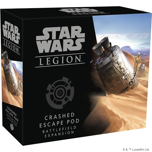 Atomic Mass Games, Star Wars Legion: Neutral Expansions: Crashed Escape Pod Battlefield Expansion, Unit Expansion, Miniatures Game, Ages 14+, 2 Players, 90 Minutes Playing Time von Atomic Mass Games