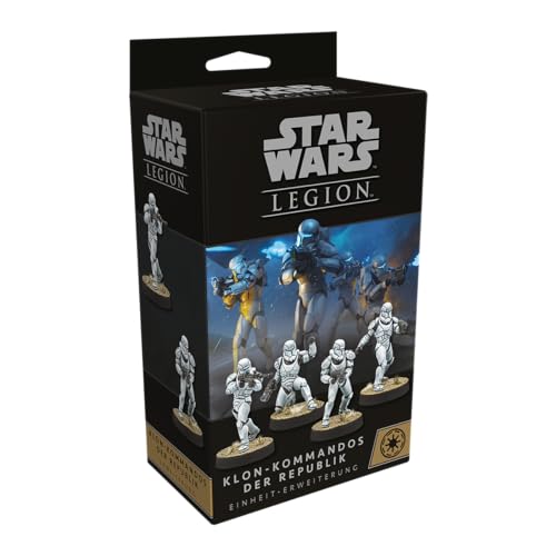 Atomic Mass Games, Star Wars: Legion – Klon-Kommandos der Republik, Einheit-Erweiterung, Tabletop, 2 Spieler, Ab 14+ Jahren, 120-180 Minuten, Deutsch Atomic Mass Games, Star Wars: Legion – Klon-Kommandos der Republik, Einheit-Erweiterung, Tabletop, 2 Spieler, Ab 14+ Jahren, 120-180 Minuten, Deutsch von Atomic Mass Games