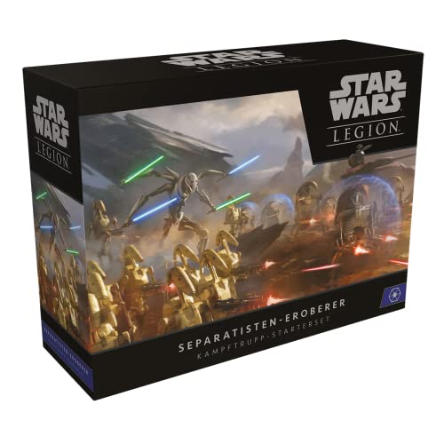 Atomic Mass Games | Star Wars: Legion – Separatisten-Eroberer | Kampftrupp-Starterset | Tabletop | 2 Spieler | Ab 14+ Jahren | 120-180 Minuten | Deutsch von Atomic Mass Games