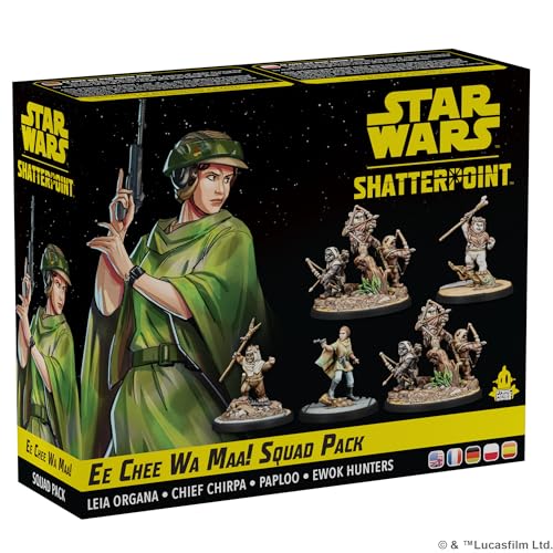 Atomic Mass Games, Star Wars: Shatterpoint – Ee Chee Wa Maa!, Squad-Erweiterung, Tabletop, 2 Spieler, Ab 14+ Jahren, 90-120 Minuten, Deutsch, Mehrsprachig Atomic Mass Games, Star Wars: Shatterpoint – Ee Chee Wa Maa!, Squad-Erweiterung, Tabletop, 2 Spieler, Ab 14+ Jahren, 90-120 Minuten, Deutsch, Mehrsprachig von Atomic Mass Games