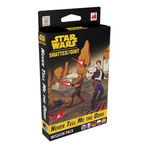 Atomic Mass Games, Star Wars: Shatterpoint – Erzähl mir nie, wie meine Chancen stehen, Mission Pack Erweiterung, Tabletop, 2 Spieler, Ab 14+ Jahren, 90-120 Minuten, Deutsch, Mehrsprachig Atomic Mass Games, Star Wars: Shatterpoint – Erzähl mir nie, wie meine Chancen stehen, Mission Pack Erweiterung, Tabletop, 2 Spieler, Ab 14+ Jahren, 90-120 Minuten, Deutsch, Mehrsprachig von Atomic Mass Games