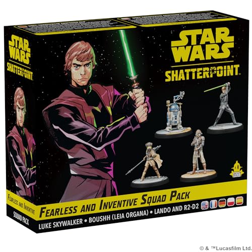 Atomic Mass Games, Star Wars: Shatterpoint – Furchtlos und erfinderisch, Squad-Erweiterung, Tabletop, 2 Spieler, Ab 14+ Jahren, 90-120 Minuten, Deutsch, Mehrsprachig von Atomic Mass Games