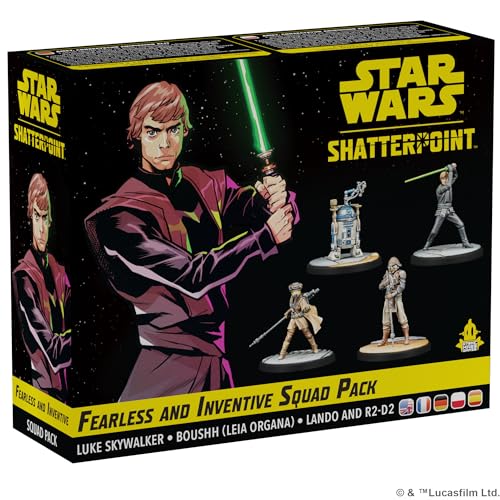Atomic Mass Games, Star Wars: Shatterpoint – Furchtlos und erfinderisch, Squad-Erweiterung, Tabletop, 2 Spieler, Ab 14+ Jahren, 90-120 Minuten, Deutsch, Mehrsprachig Atomic Mass Games, Star Wars: Shatterpoint – Furchtlos und erfinderisch, Squad-Erweiterung, Tabletop, 2 Spieler, Ab 14+ Jahren, 90-120 Minuten, Deutsch, Mehrsprachig von Atomic Mass Games