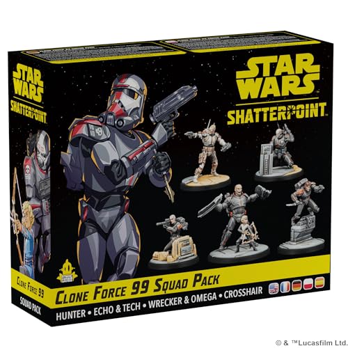 Atomic Mass Games, Star Wars: Shatterpoint – Kloneinheit 99, Squad-Erweiterung, Tabletop, 2 Spieler, Ab 14+ Jahren, 90-120 Minuten, Deutsch, Mehrsprachig Atomic Mass Games, Star Wars: Shatterpoint – Kloneinheit 99, Squad-Erweiterung, Tabletop, 2 Spieler, Ab 14+ Jahren, 90-120 Minuten, Deutsch, Mehrsprachig von Atomic Mass Games