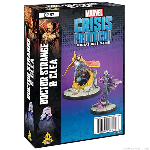 Atomic Mass Games , Doctor Strange & Clea, Miniatures Game, Ages 14+, 2 Players, 45 Minutes Playing Time, Multicolor, FFGCP67 von Atomic Mass Games