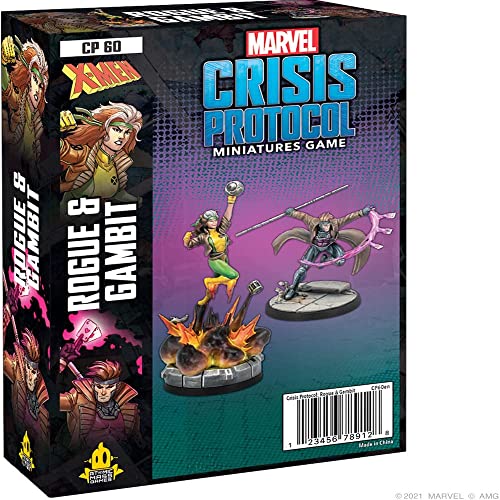 Atomic Mass Games CP60en Game Gambit und Rogue Zubehör, Multicoloured, 2. Character Packs Atomic Mass Games CP60en Game Gambit und Rogue Zubehör, Multicoloured, 2. Character Packs von Atomic Mass Games