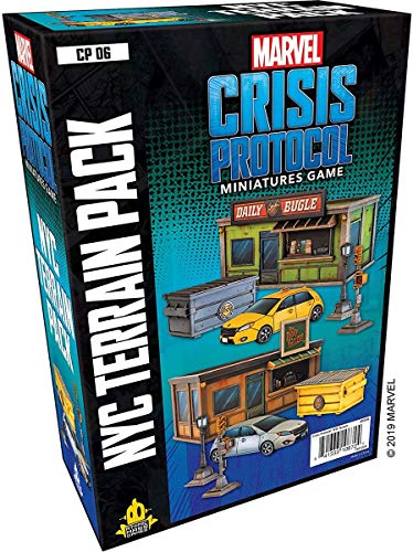 Atomic Mass Games, Marvel Crisis Protocol: Terrain Expansion: NYC Terrain, Miniatures Game, Ages 10+, 2+ Players, 45 Minutes Playing Time von Atomic Mass Games