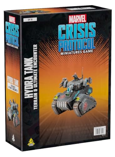 Atomic Mass Games Marvel Crisis Protocol Hydra Tank & Ultimate Encounter Terrain Pack,Miniatur-Kampfspiel,Strategiespiel für Erwachsene,ab 14 Jahren,Durchschnittliche Spielzeit 90 Minuten,Hergestellt von Atomic Mass Games