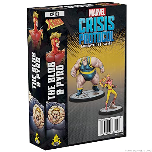 Atomic Mass Games The Blob and Pyro: Marvel Crisis Protocol, Miniatur-Spiel, ab 14 Jahren, für 2 Spieler, über 45 Minuten Spieldauer Atomic Mass Games The Blob and Pyro: Marvel Crisis Protocol, Miniatur-Spiel, ab 14 Jahren, für 2 Spieler, über 45 Minuten Spieldauer von Atomic Mass Games