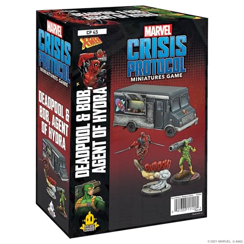Atomic Mass Games , Marvel Crisis Protocol: Character Pack: Deadpool and Bob: Marvel Crisis Protocol , Miniatures Game , Ages 10+ , 2+ Players , 45 Minutes Playing Time von Atomic Mass Games