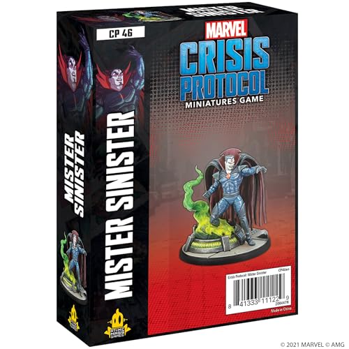 Atomic Mass Games, Marvel Crisis Protocol: Character Pack: Mr Sinister: Marvel Crisis Protocol, Miniatures Game, Ages 10+, 2+ Players, 45 Minutes Playing Time von Atomic Mass Games