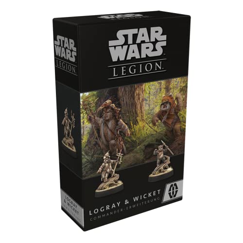 Atomic Mass Games, Star Wars: Legion – Logray & Wicket, Commander-Erweiterung, Tabletop, 2 Spieler, Ab 14+ Jahren, 120-180 Minuten, Deutsch von Atomic Mass Games