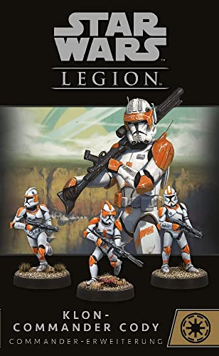 Atomic Mass Games, Star Wars: Legion – Klon-Commander Cody, Commander-Erweiterung, Tabletop, 2 Spieler, Ab 14+ Jahren, 120-180 Minuten, Deutsch von Atomic Mass Games