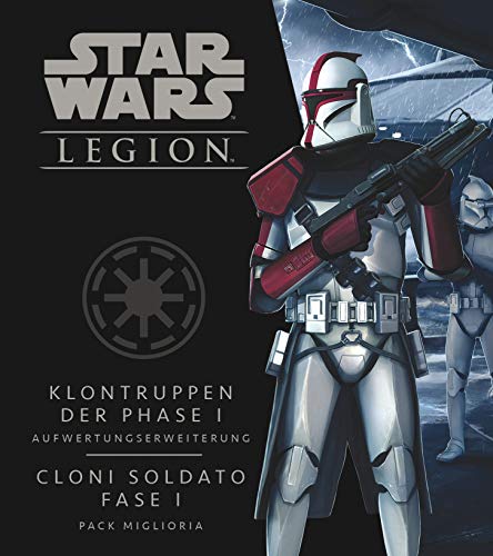 Atomic Mass Games | Star Wars: Legion – Klontruppen der Phase I Aufwertung | Erweiterung | Tabletop | 2 Spieler | Ab 14+ Jahren | 120-180 Minuten | Deutsch Atomic Mass Games | Star Wars: Legion – Klontruppen der Phase I Aufwertung | Erweiterung | Tabletop | 2 Spieler | Ab 14+ Jahren | 120-180 Minuten | Deutsch von Atomic Mass Games