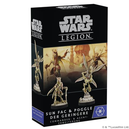 Atomic Mass Games, Star Wars: Legion – Sun Fac & Poggle der Geringere, Commander- und Agent-Erweiterung, Tabletop, 2 Spieler, Ab 14+ Jahren, 120-180 Minuten, Deutsch von Atomic Mass Games