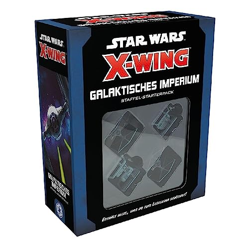 Atomic Mass Games, Star Wars: X-Wing 2. Edition – Galaktisches Imperium, Staffel-Starterpack, Tabletop, 2 Spieler, Ab 14+ Jahren, 30-45 Minuten, Deutsch von Atomic Mass Games