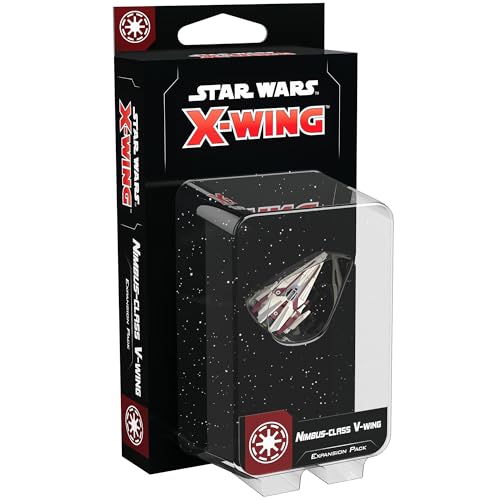 Fantasy Flight Games - Star Wars X-Wing Second Edition: Galactic Republic: Nimbus-Class V-Wing Expansion Pack - Miniature Game von Atomic Mass Games