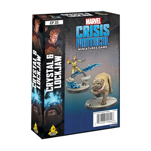 Atomic Mass Games - Marvel Crisis Protocol: Character Pack: Crystal and Lockjaw - Miniature Game CP35en von Atomic Mass Games