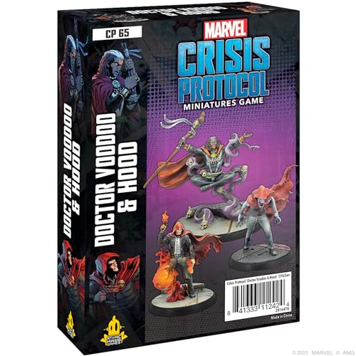 Atomic Mass Games , Doctor Voodoo & Hood, Miniatures Game, Ages 14+, 2 Players, 45 Minutes Playing Time, Multicolor, FFGCP65 Atomic Mass Games , Doctor Voodoo & Hood, Miniatures Game, Ages 14+, 2 Players, 45 Minutes Playing Time, Multicolor, FFGCP65 von Atomic Mass Games