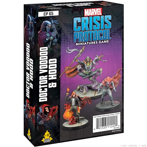 Atomic Mass Games , Doctor Voodoo & Hood, Miniatures Game, Ages 14+, 2 Players, 45 Minutes Playing Time, Multicolor, FFGCP65 von Atomic Mass Games