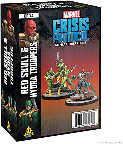 Atomic Mass Games Marvel Crisis Protocol – Red Skull & Hydra Troops – Miniaturspiel auf Englisch Atomic Mass Games Marvel Crisis Protocol – Red Skull & Hydra Troops – Miniaturspiel auf Englisch von Atomic Mass Games